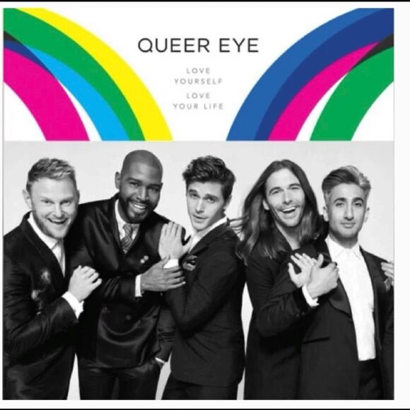 Queer Eye YAS Henny Graphic Tank Top Purple LGQBT Logo Shirt Official QE Merchan - Picture 4 of 6